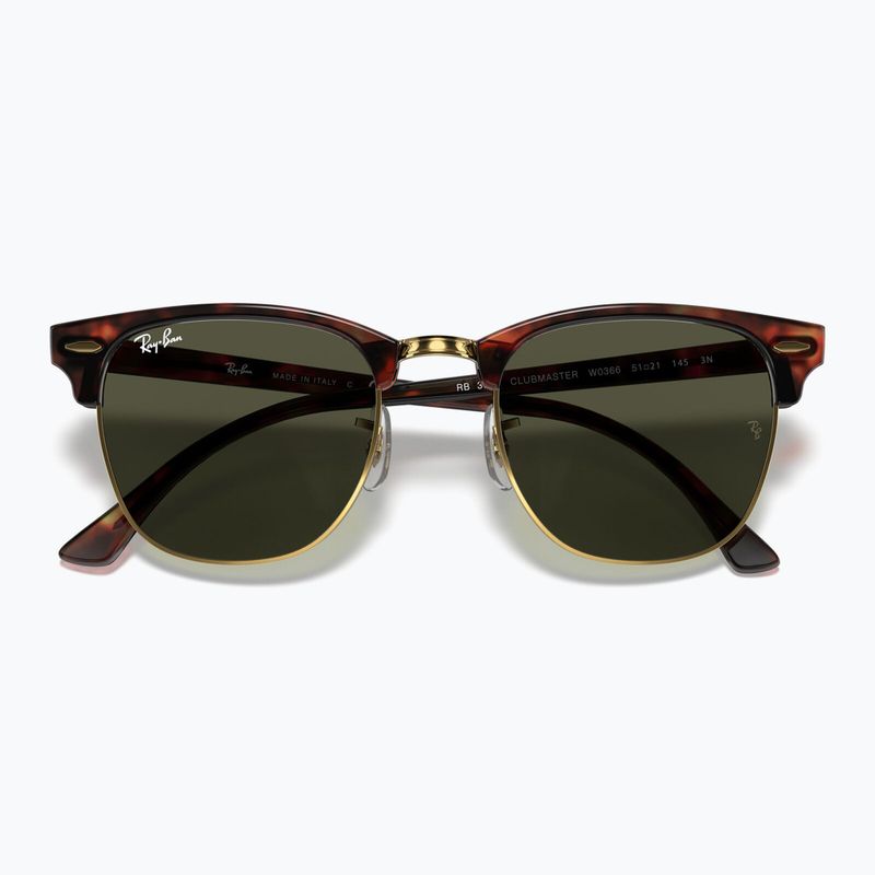 Okulary przeciwsłoneczne Ray-Ban Clubmaster Classic tortoiseshell/gold 3