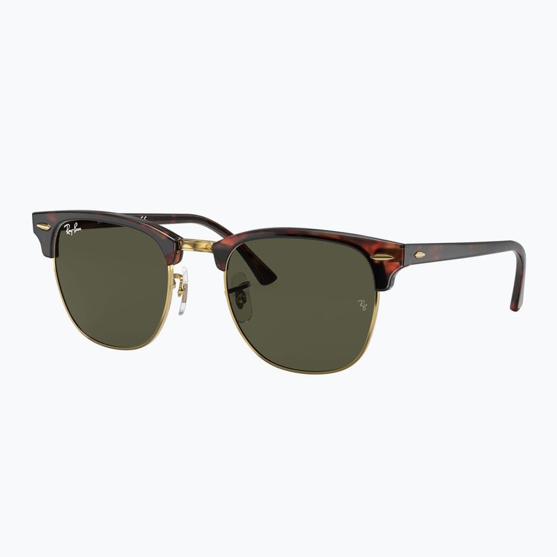 Okulary przeciwsłoneczne Ray-Ban Clubmaster Classic tortoiseshell/gold 4