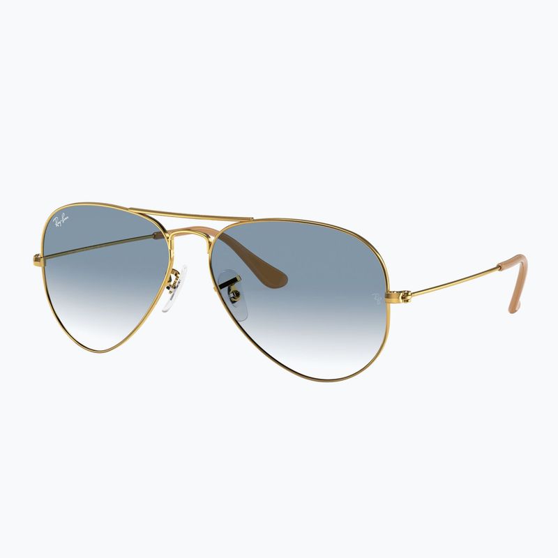 Okulary przeciwsłoneczne Ray-Ban Aviator Classic arista gold/light blue 4