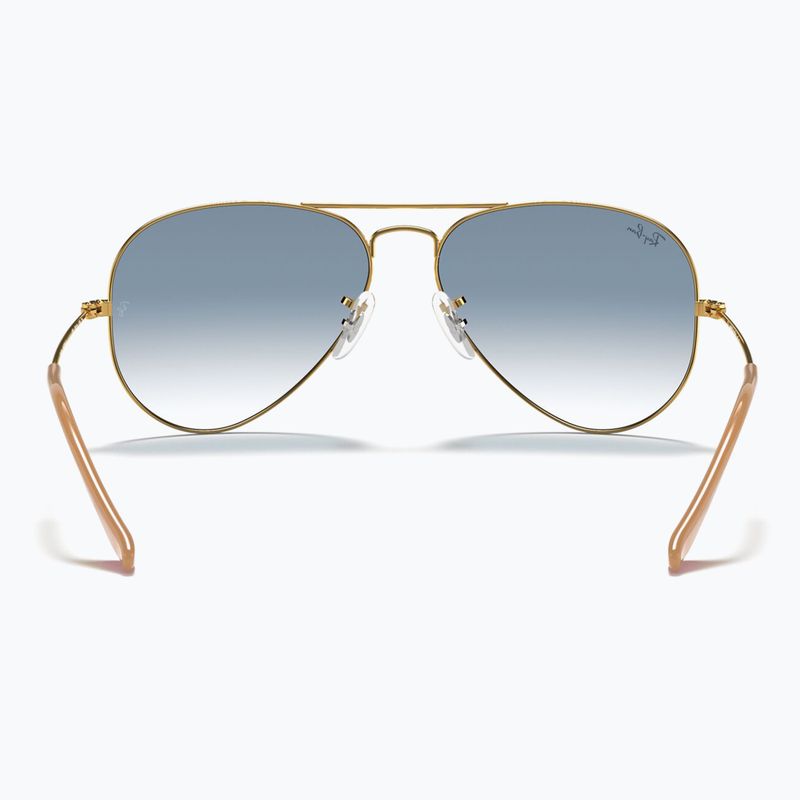 Okulary przeciwsłoneczne Ray-Ban Aviator Classic arista gold/light blue 5