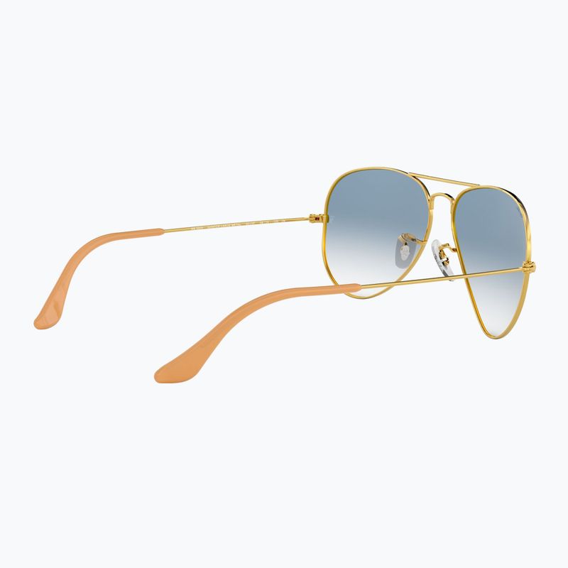 Okulary przeciwsłoneczne Ray-Ban Aviator Classic arista gold/light blue 6