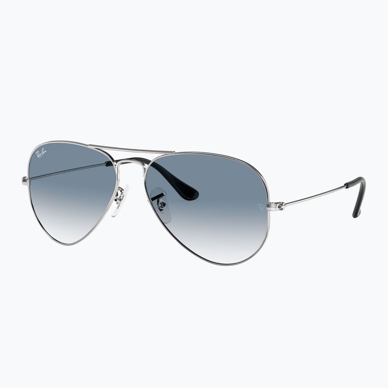 Okulary przeciwsłoneczne Ray-Ban Aviator Classic silver/light blue 4