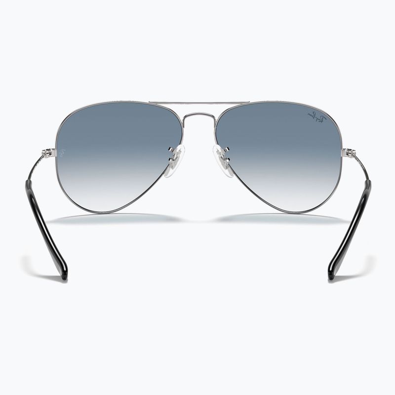 Okulary przeciwsłoneczne Ray-Ban Aviator Classic silver/light blue 5