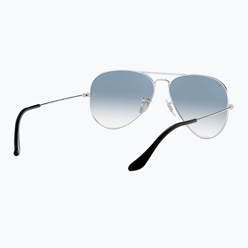 Okulary przeciwsłoneczne Ray-Ban Aviator Classic silver/light blue 6