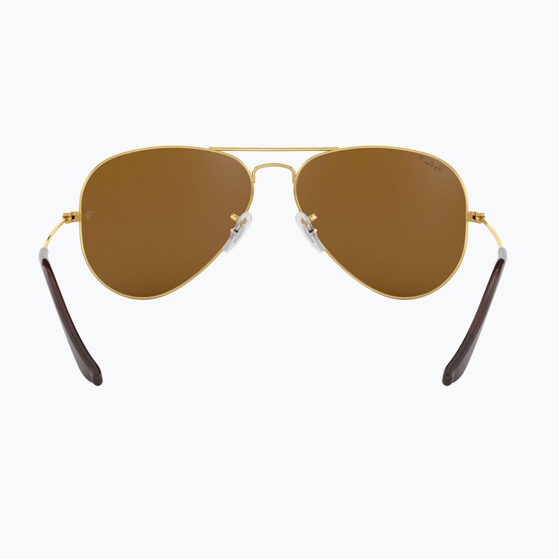 Okulary przeciwsłoneczne Ray-Ban Aviator Classic arista gold/brown polarized 5