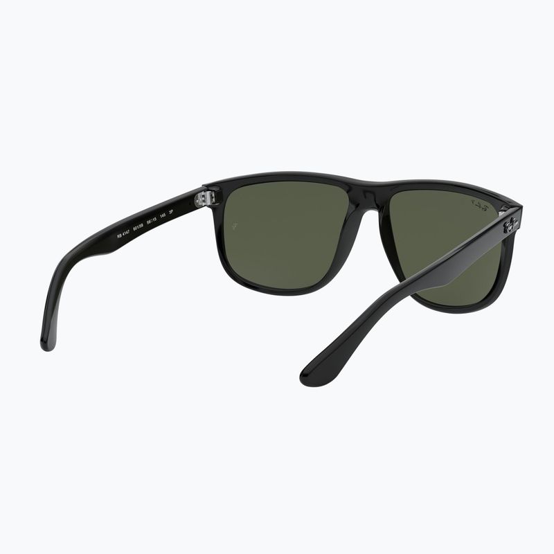 Okulary przeciwsłoneczne Ray-Ban Boyfriend black/dark green polarized 6