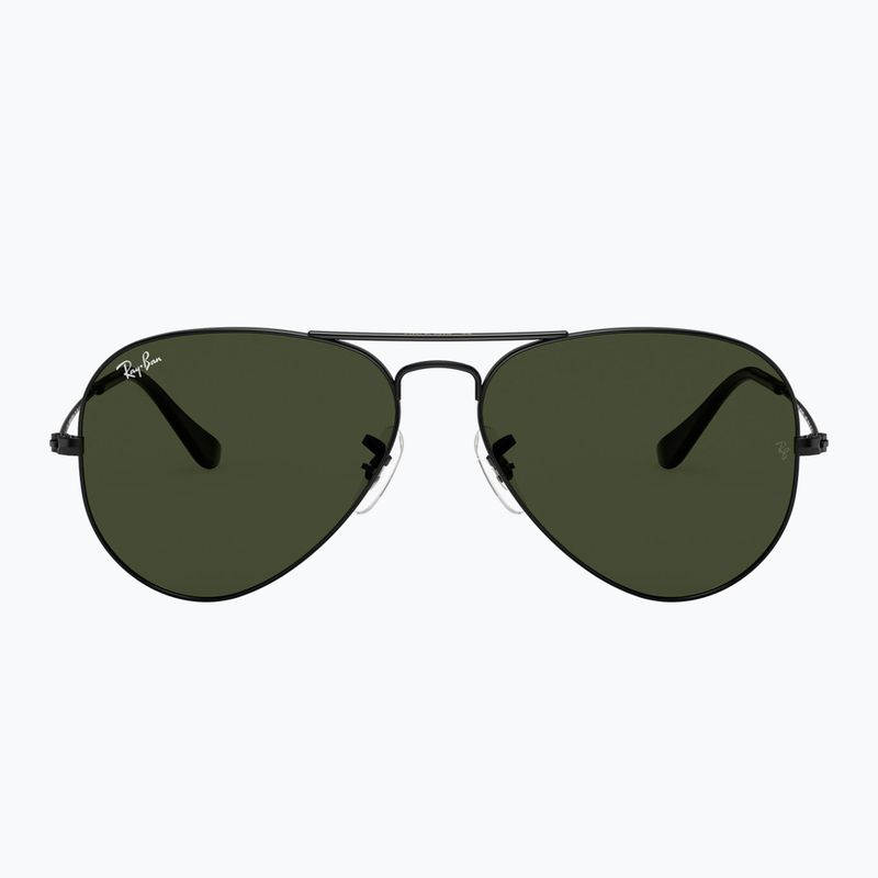 Okulary przeciwsłoneczne Ray-Ban Aviator Classic black/green g-15 2