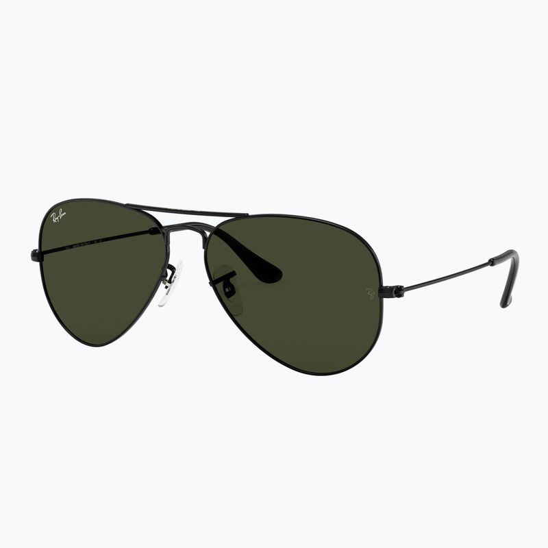 Okulary przeciwsłoneczne Ray-Ban Aviator Classic black/green g-15 4