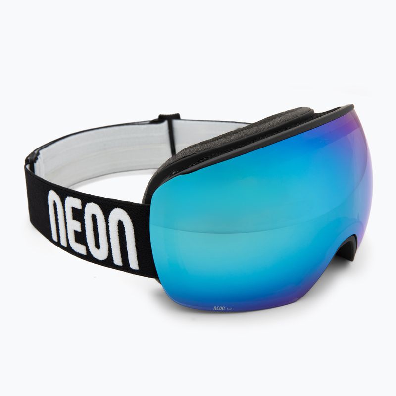 Gogle narciarskie Neon Beam black/white/mirror acciaio