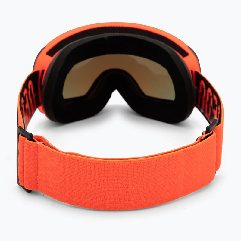 Gogle narciarskie Neon Beam red/mirror acciaio 3