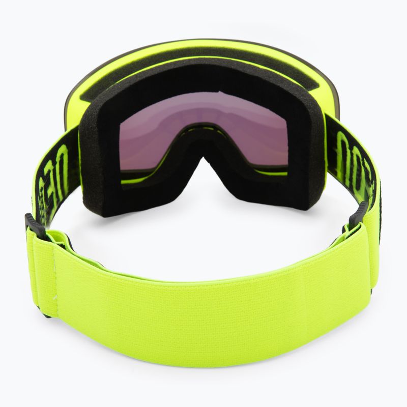 Gogle narciarskie Neon Light yellow/mirror green 3