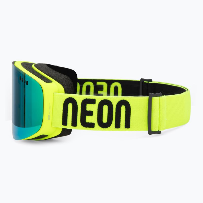 Gogle narciarskie Neon Light yellow/mirror green 4