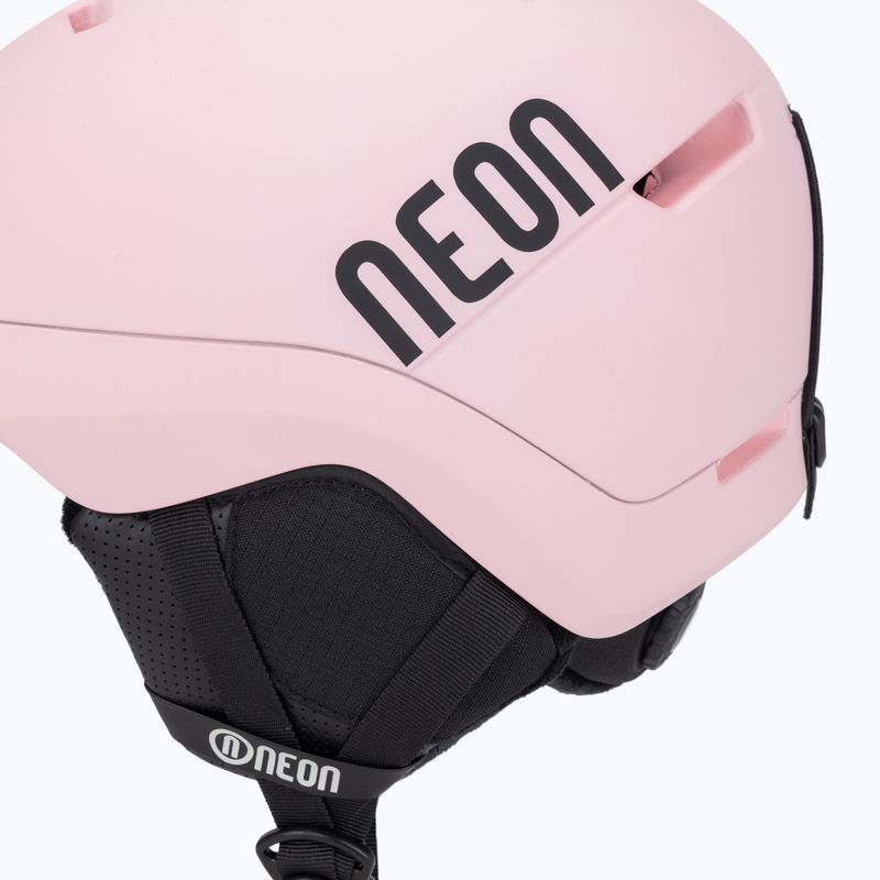 Kask narciarski Neon Summit light pink/black 7
