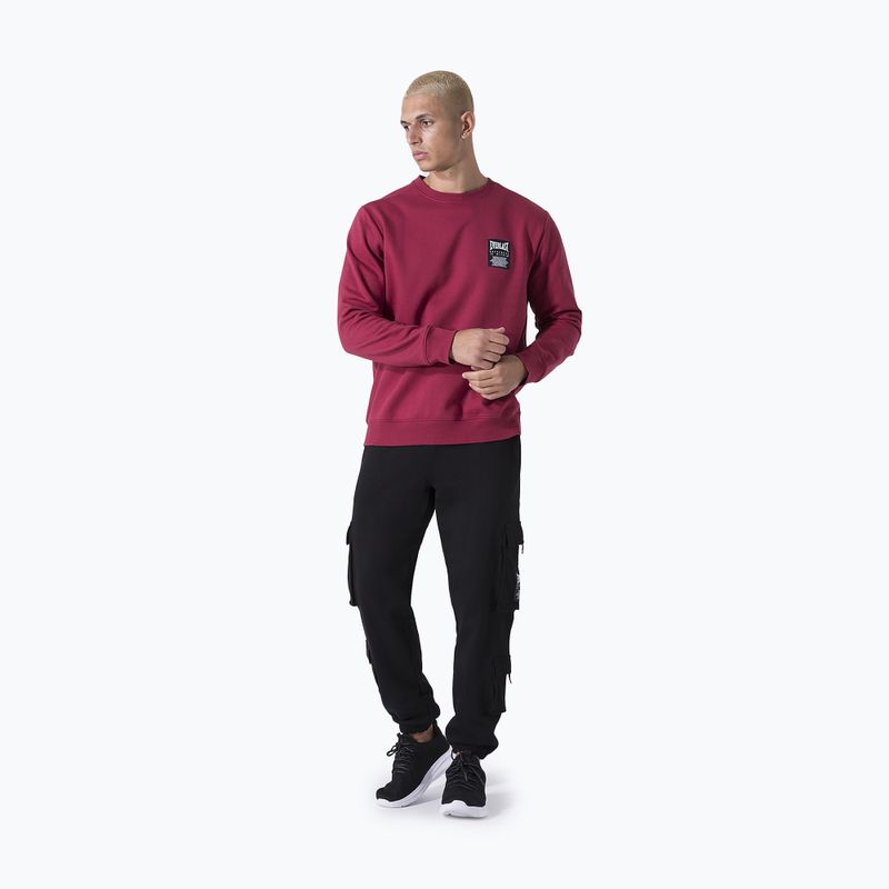 Bluza męska Everlast Neutrals Crewneck bordeaux 2