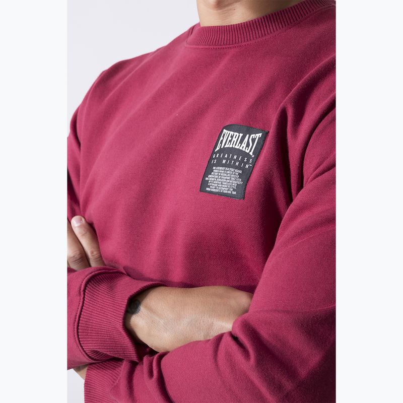 Bluza męska Everlast Neutrals Crewneck bordeaux 4