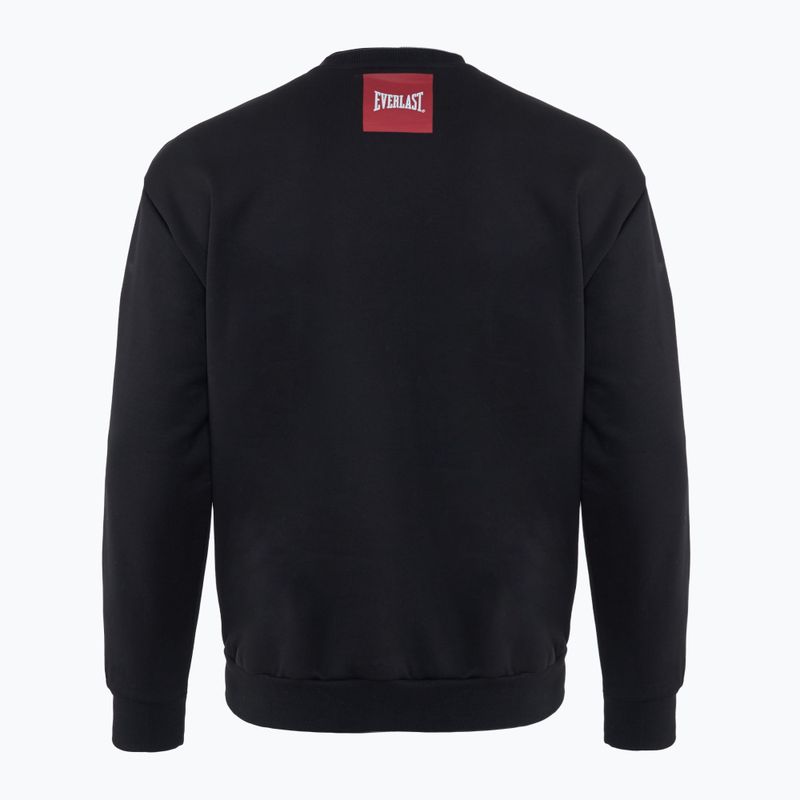 Bluza męska Everlast Streetwear Crewneck black/red 2