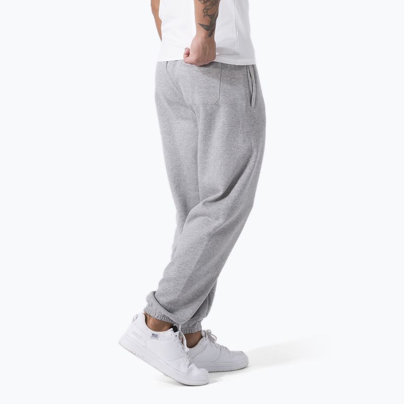 Spodnie treningowe męskie Everlast Exclusive grey/melange 3