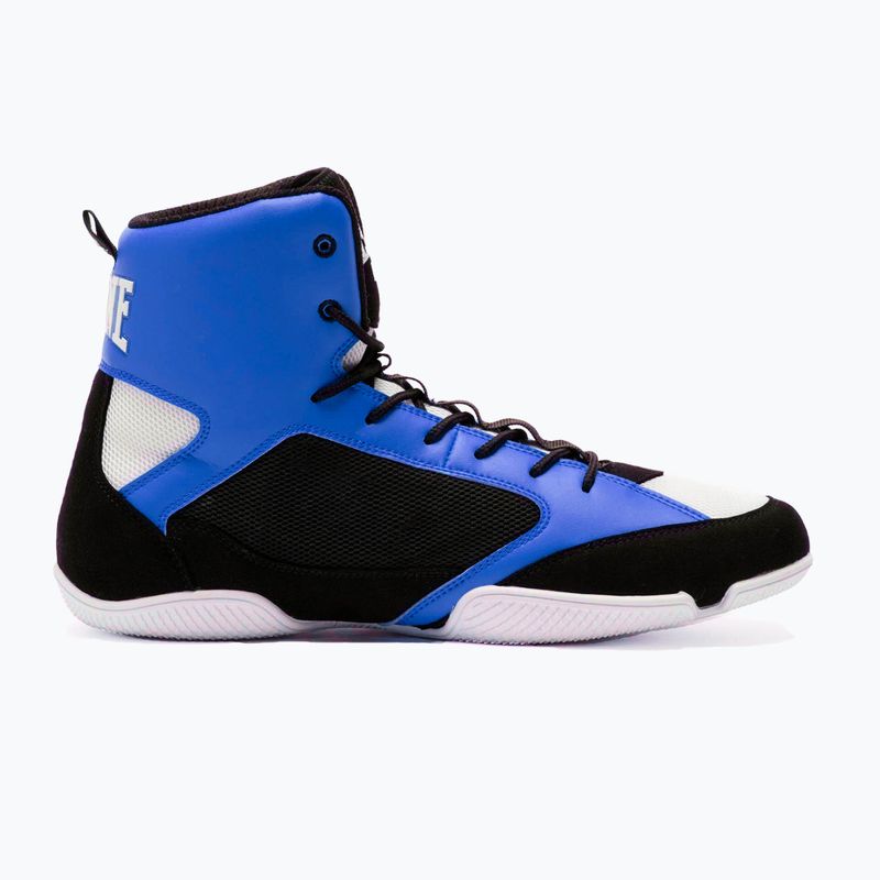 Buty bokserskie LEONE 1947 Premium Boxing blu/rose/blue/red 2