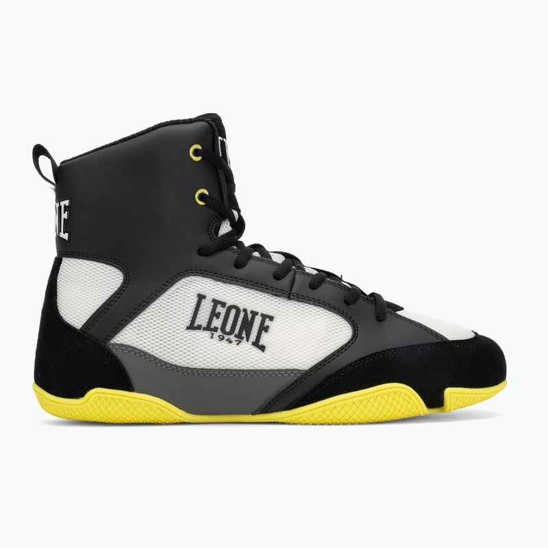 Buty bokserskie LEONE 1947 Premium Boxing nero/lime/black/lime 2