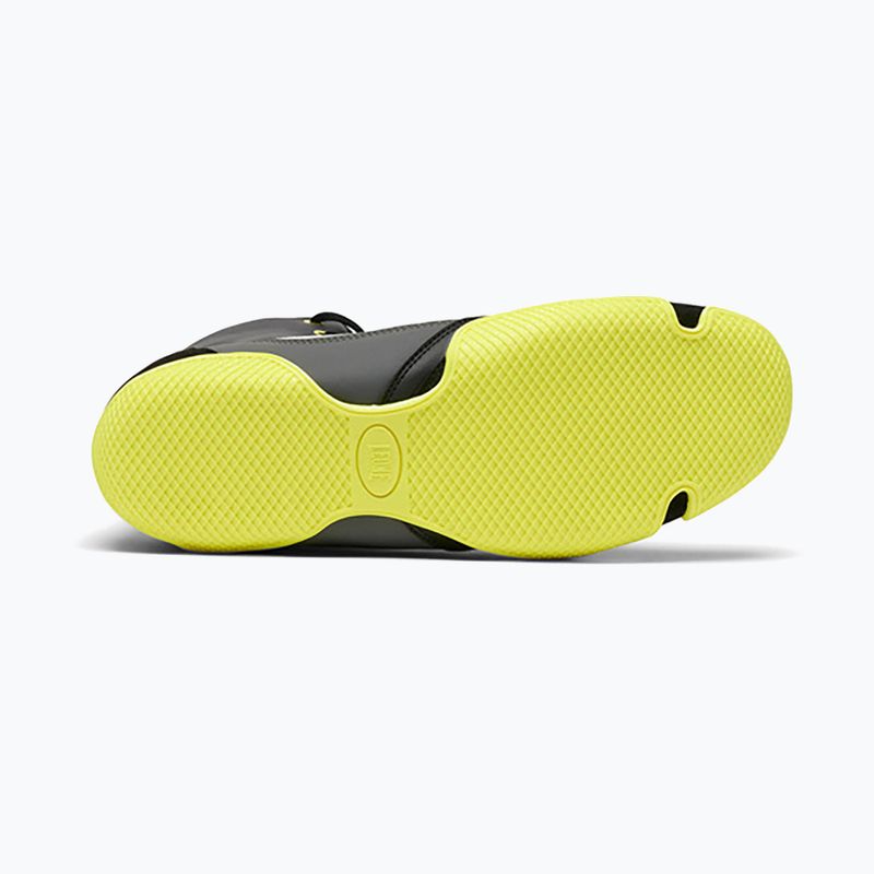 Buty bokserskie LEONE 1947 Premium Boxing nero/lime/black/lime 5
