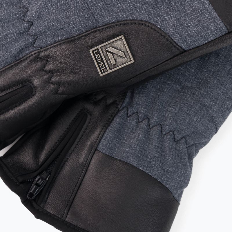 Rękawice narciarskie Level Sharp anthracite 4
