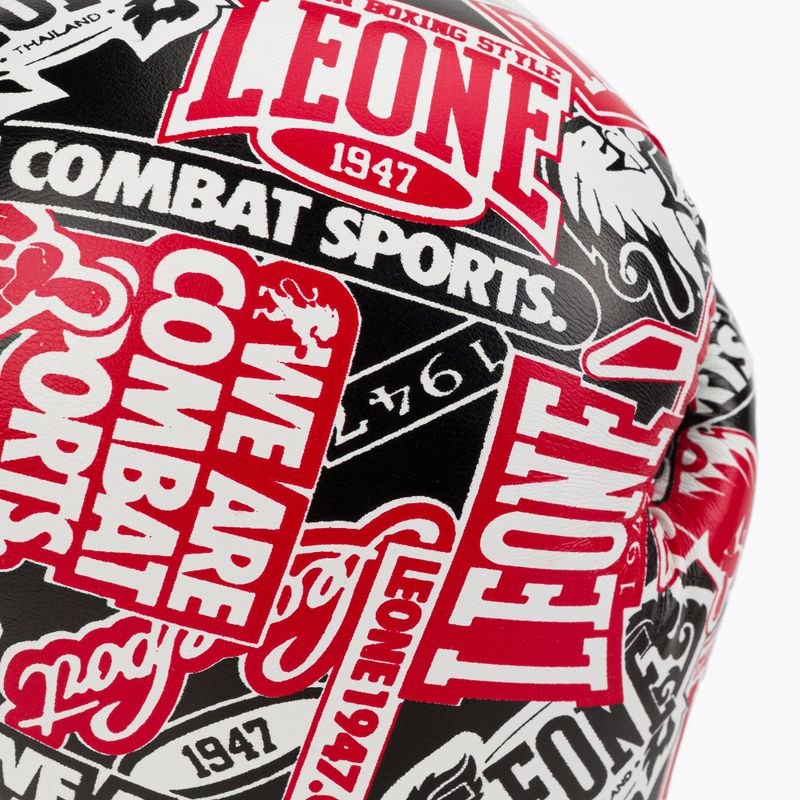 Rękawice bokserskie dziecięce LEONE 1947 Patch black/red 5