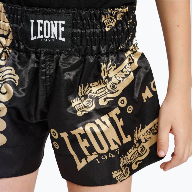 Spodenki treningowe dziecięce LEONE 1947 Thai Montezuma black 3