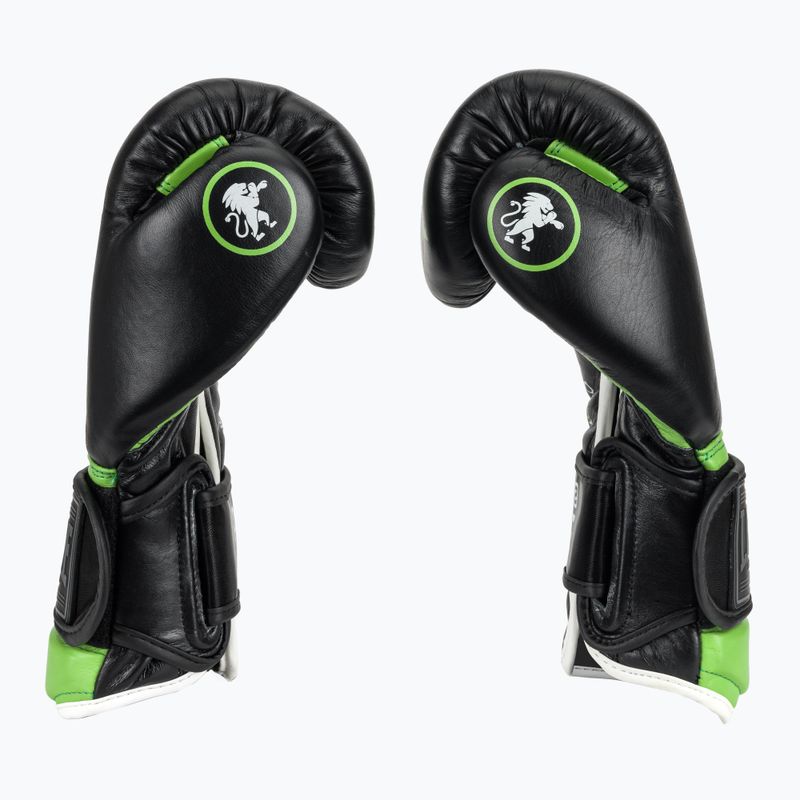 Rękawice bokserskie LEONE 1947 Professional 2 black/green 5