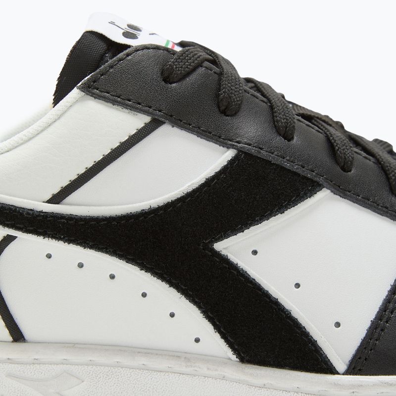 Buty Diadora Magic Basket Low Icona Leather black/white 12