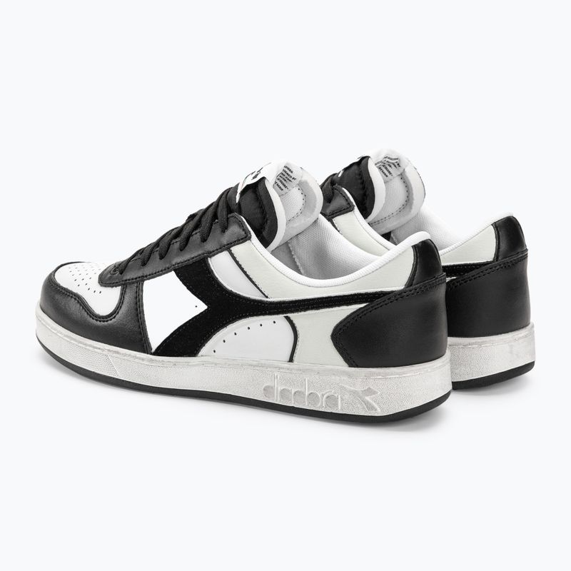 Buty Diadora Magic Basket Low Icona Leather black/white 4