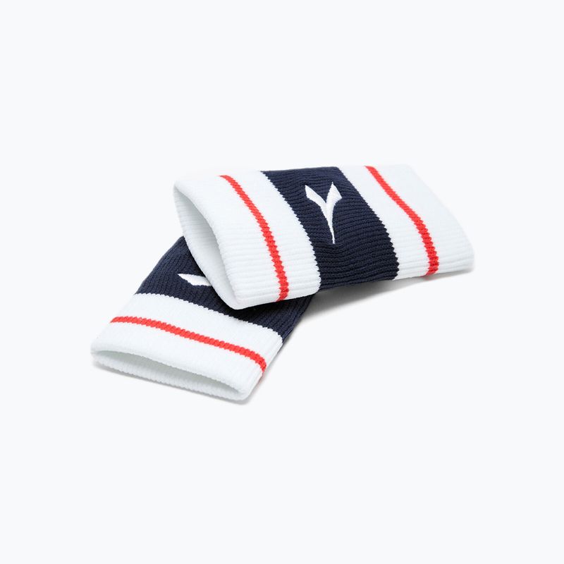 Frotki na nadgarstek Diadora Wristbands Wide Logo 2 szt. białe DD-103.179117-20002 4