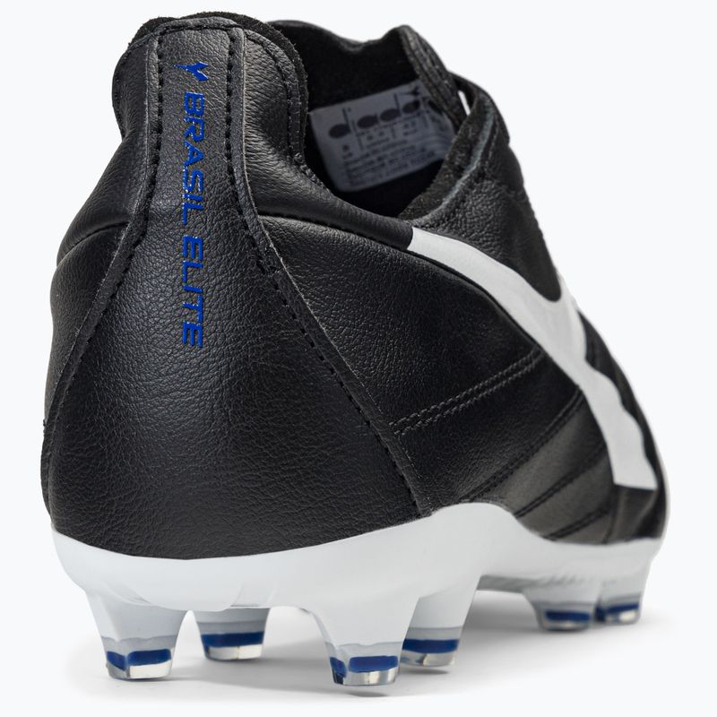 Buty piłkarskie męskie Diadora Brasil Elite 2 LT LP12 czarno-białe DD-101.179061-D0214-40 9
