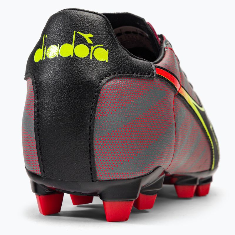 Buty piłkarskie męskie Diadora Brasil Elite Veloce R LPU czarno-czerwone DD-101.179181-D0136-39 9
