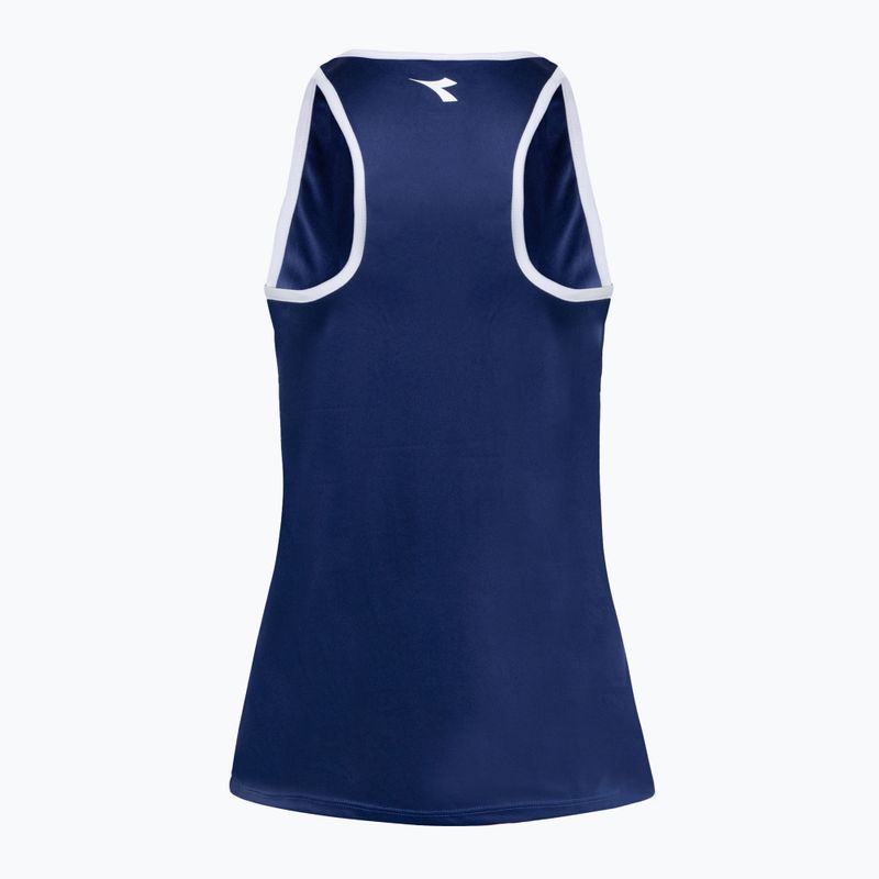 Koszulka damska Diadora Core Tank blue print 2