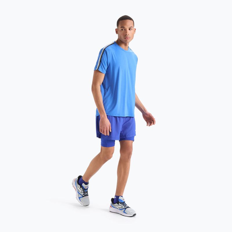 Spodenki do biegania męskie Diadora Double Layer Bermuda Be One imperial blue 3