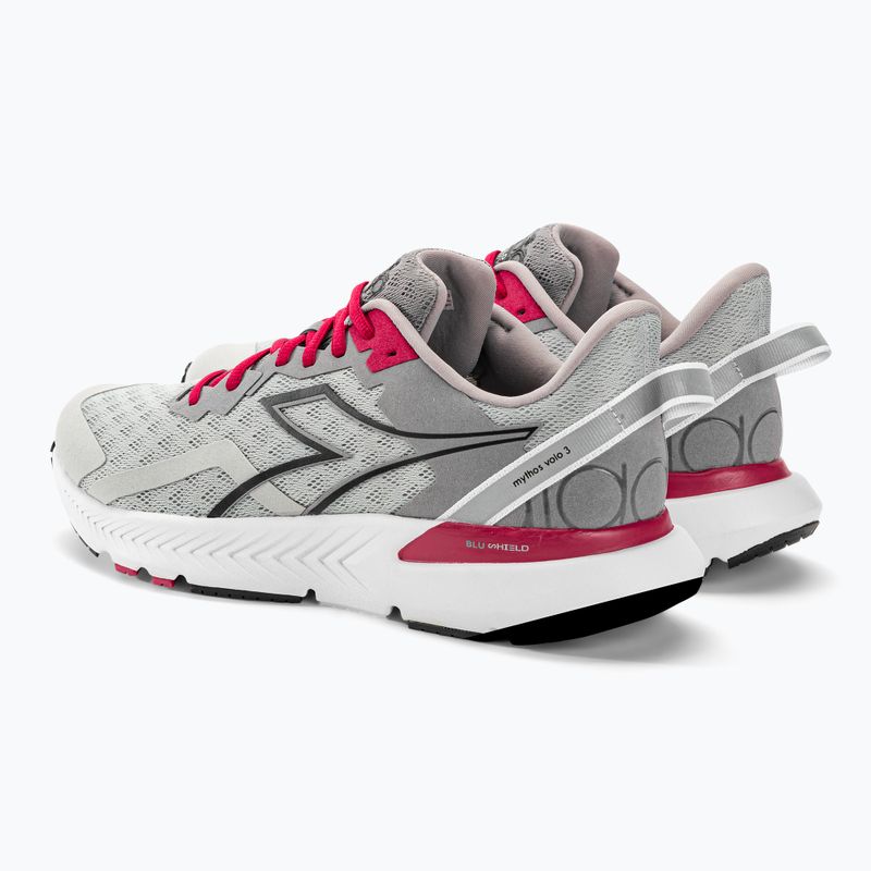 Buty do biegania męskie Diadora Mythos Blushield Volo 3 silver dd/black/alloy 3