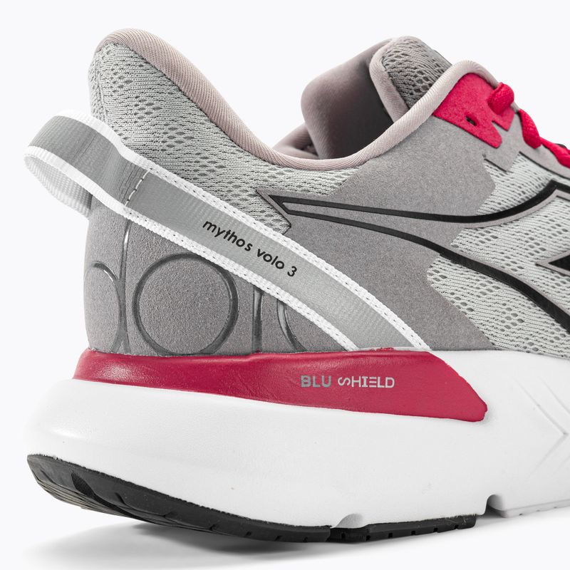 Buty do biegania męskie Diadora Mythos Blushield Volo 3 silver dd/black/alloy 9