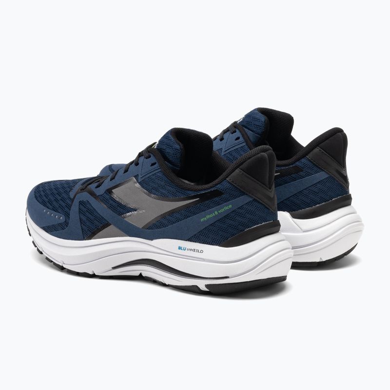 Buty do biegania męskie Diadora Mythos Blushield 8 Vortice blue opal/silver dd/white 3