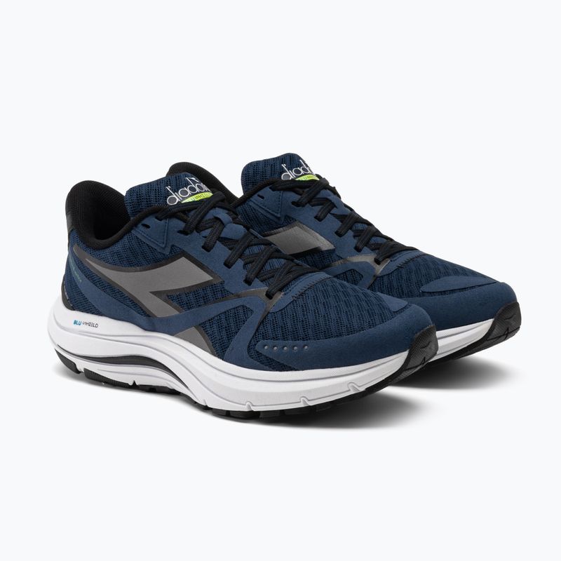 Buty do biegania męskie Diadora Mythos Blushield 8 Vortice blue opal/silver dd/white 4