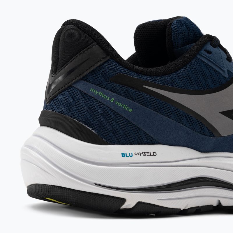 Buty do biegania męskie Diadora Mythos Blushield 8 Vortice blue opal/silver dd/white 9