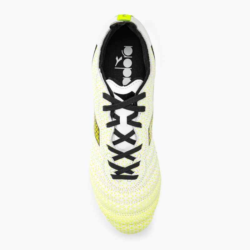 Buty piłkarskie męskie Diadora Brasil Elite GR LT LP12 white/black/fluo yellow 6