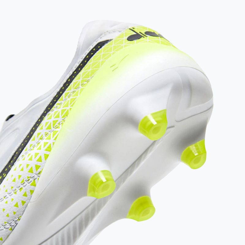 Buty piłkarskie męskie Diadora Brasil Elite Tech GR LPX white/black/fluo yellow 16