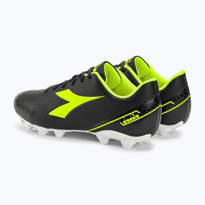 Buty piłkarskie męskie Diadora Pichichi 6 MG14 black/yellow fi dd/white 3