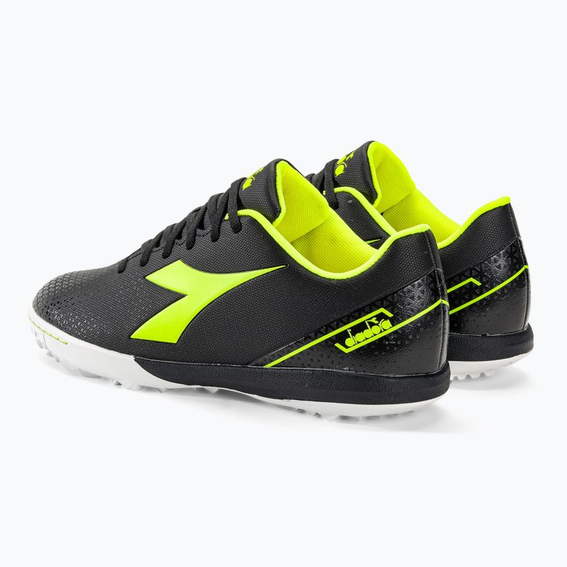 Buty piłkarskie męskie Diadora Pichichi 6 TFR black/yellow fi dd/white 3