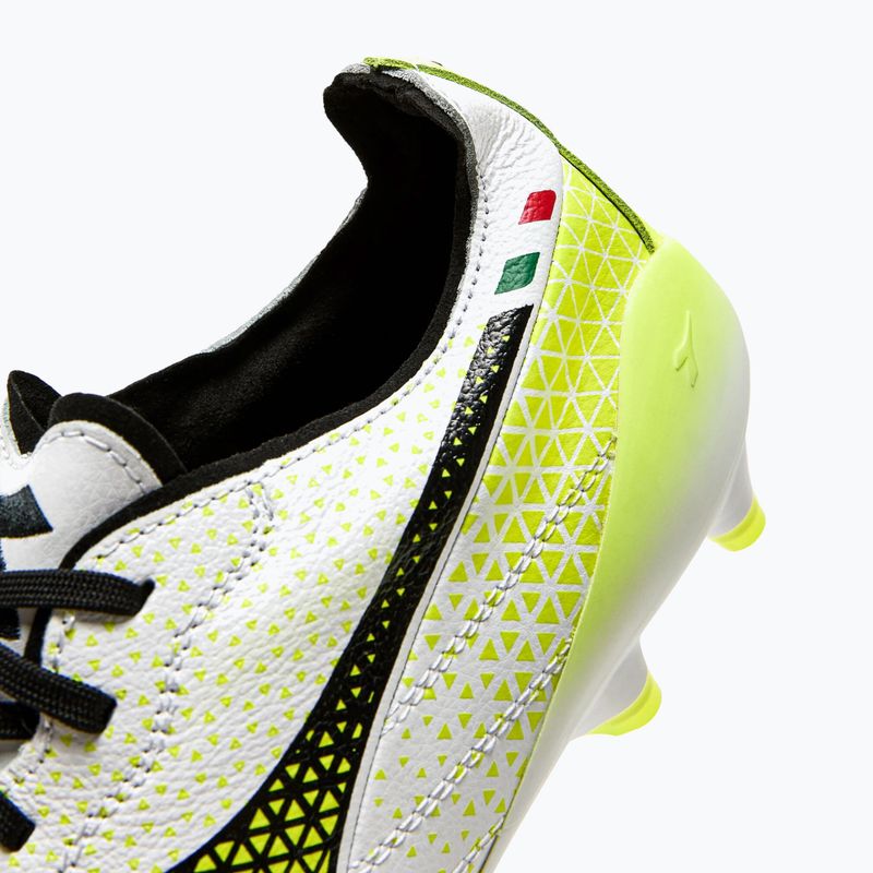 Buty piłkarskie męskie Diadora Brasil Elite Tech GR ITA LPX white/black/fluo yellow 16