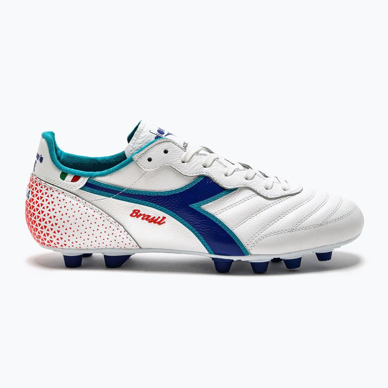 Buty piłkarskie męskie Diadora Brasil Italy OG GR LT+ MDPU white/navy 11