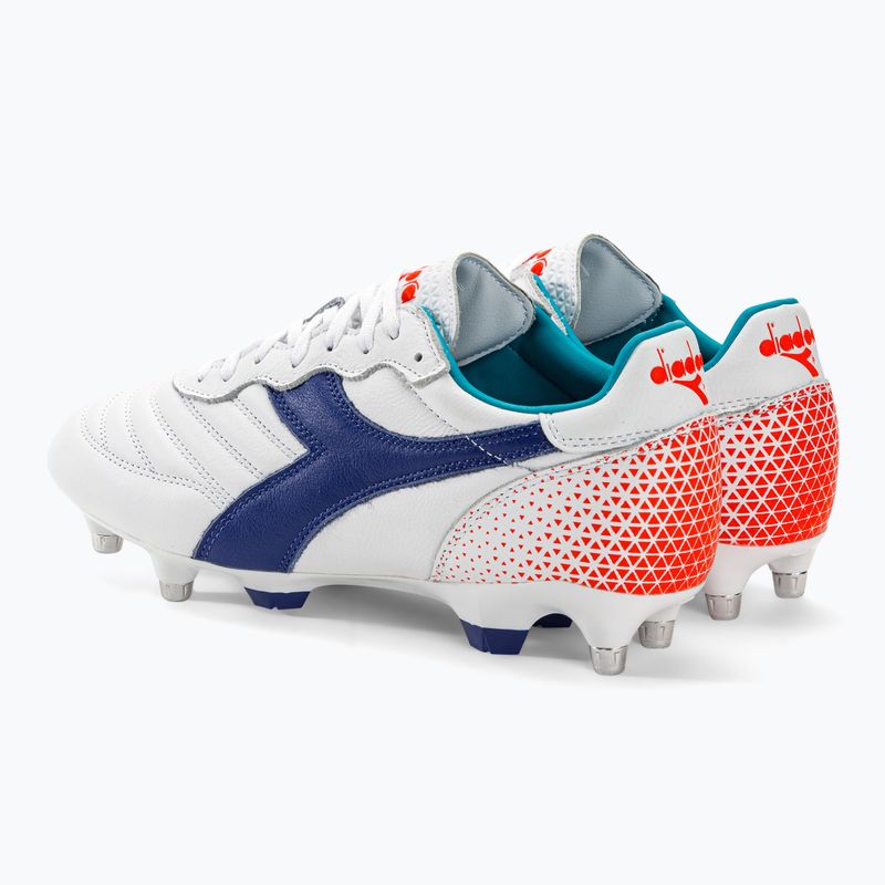 Buty piłkarskie męskie Diadora Brasil GR LT+ MPH white/navy 3