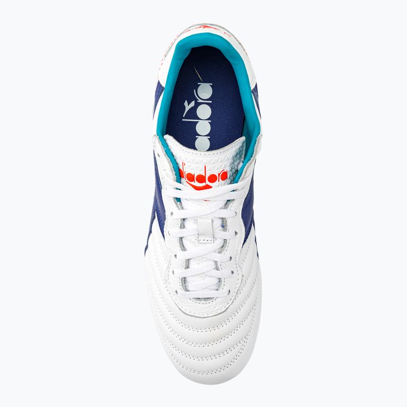 Buty piłkarskie męskie Diadora Brasil GR LT+ MPH white/navy 6