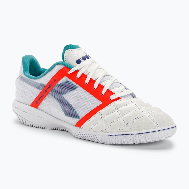 Buty piłkarskie męskie Diadora Brasil Sala Cup ID white/navy