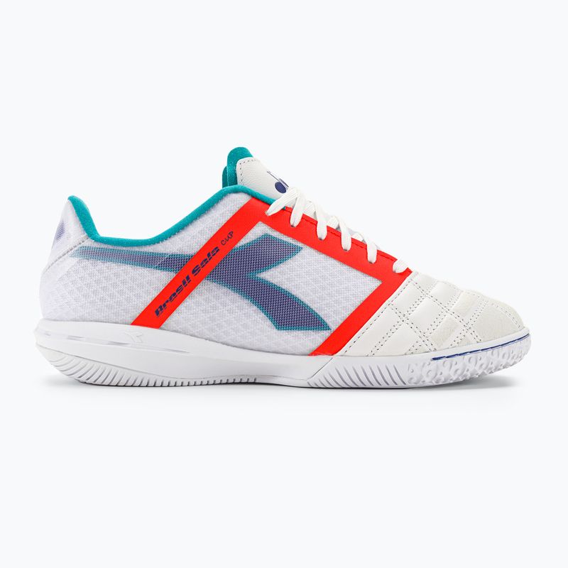 Buty piłkarskie męskie Diadora Brasil Sala Cup ID white/navy 2